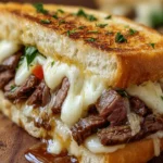 Gourmet Steak and Cheese Sandwich First Image