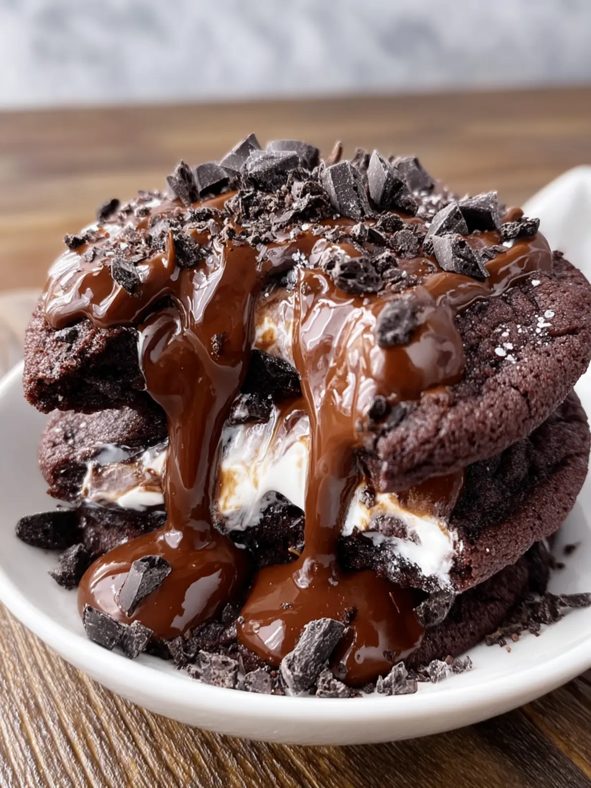 Decadent Chocolate Cookie Dessert First Image