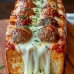 Cheesy Meatball Sub Loaf First Image