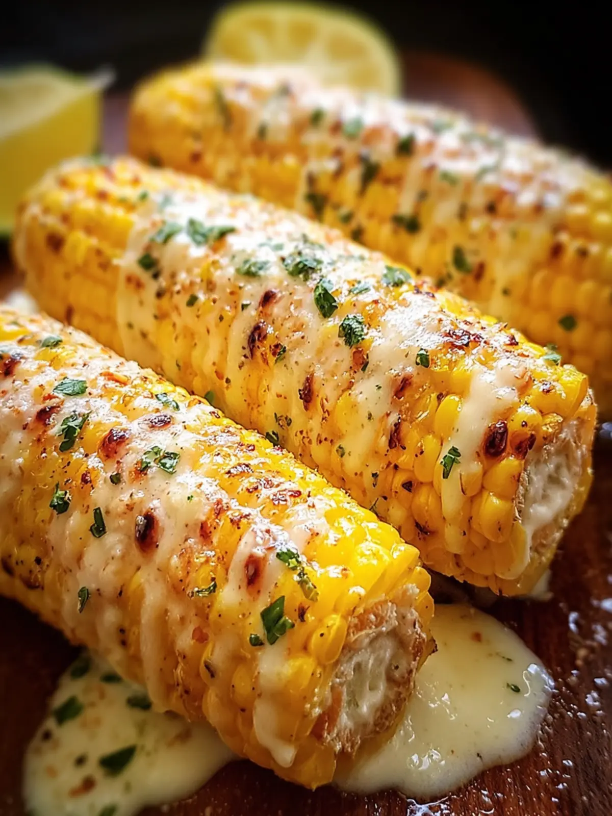 Creamy Parmesan Grilled Corn First Image