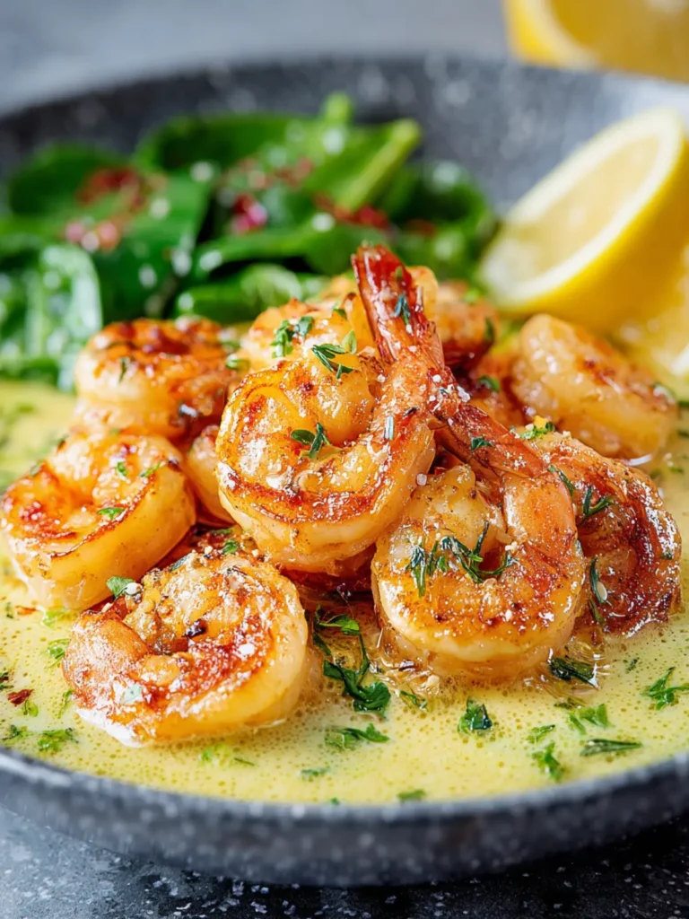 Creamy Lemon Shrimp First Image