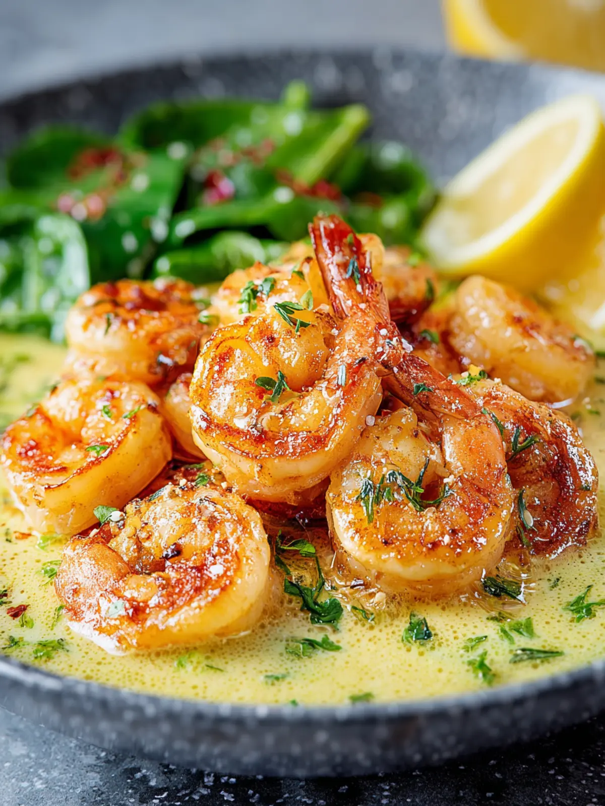 Creamy Lemon Shrimp First Image
