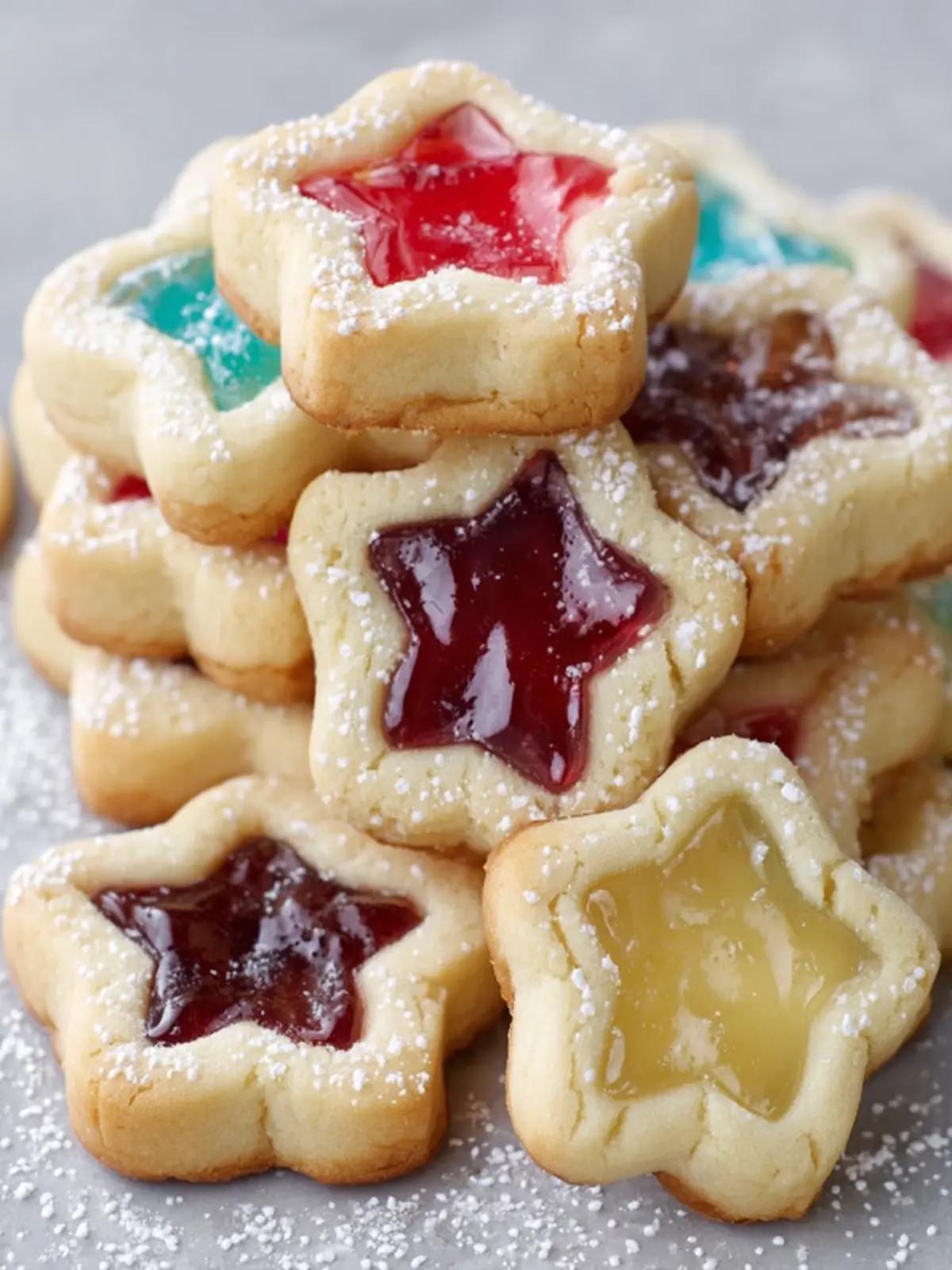 Stained Glass Window Cookies First Image
