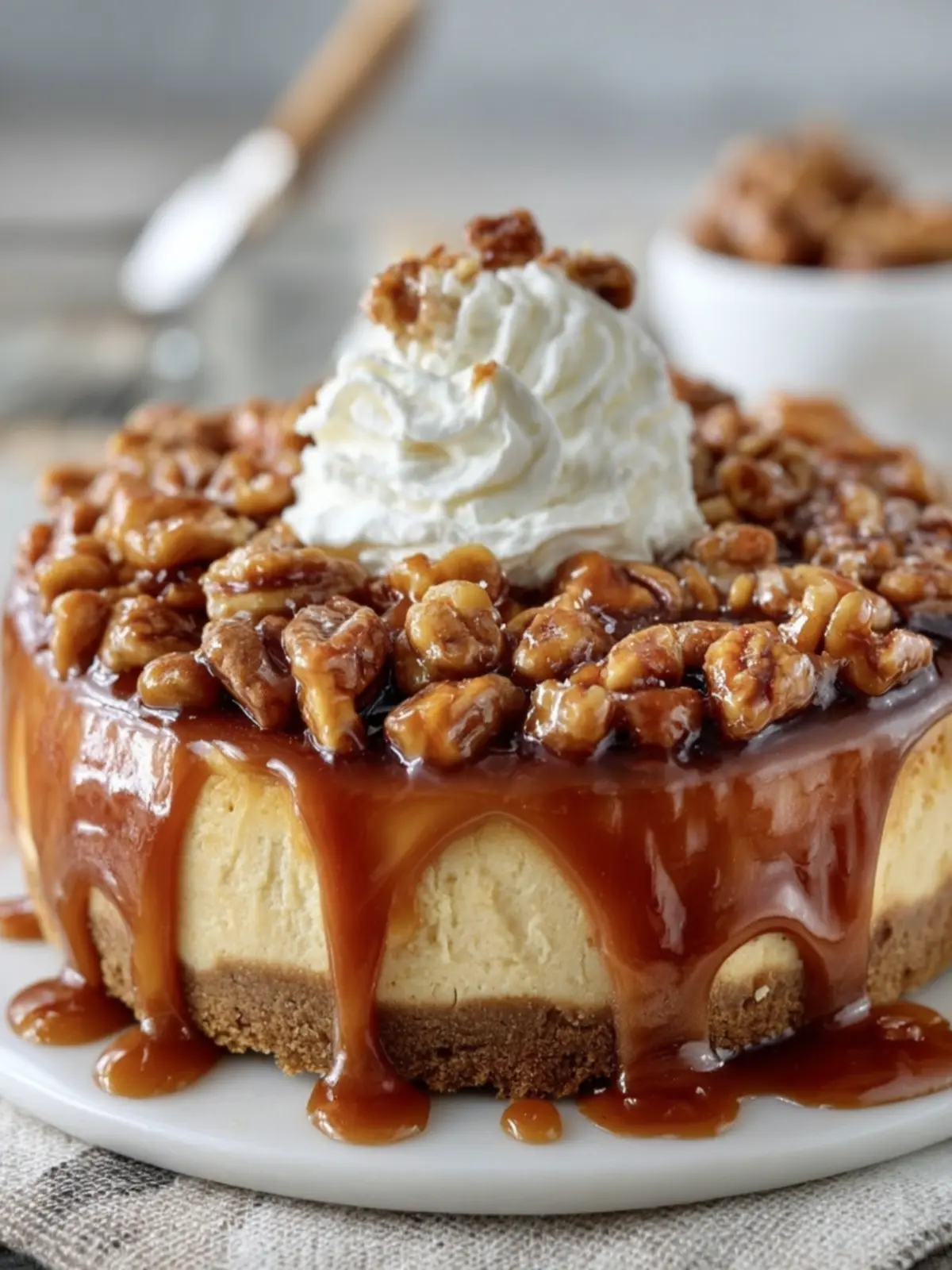Caramel Pecan Cheesecake Delight First Image