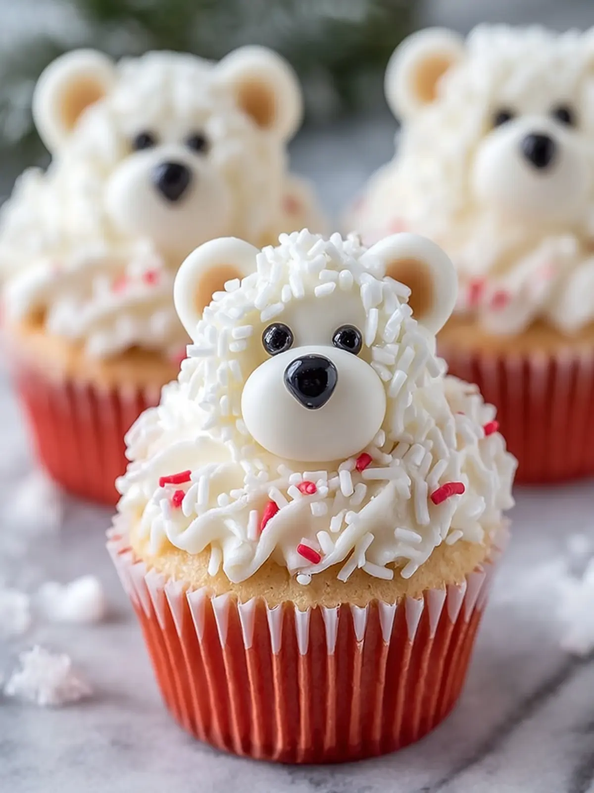 Polar Bear Cupcake Treats First Image