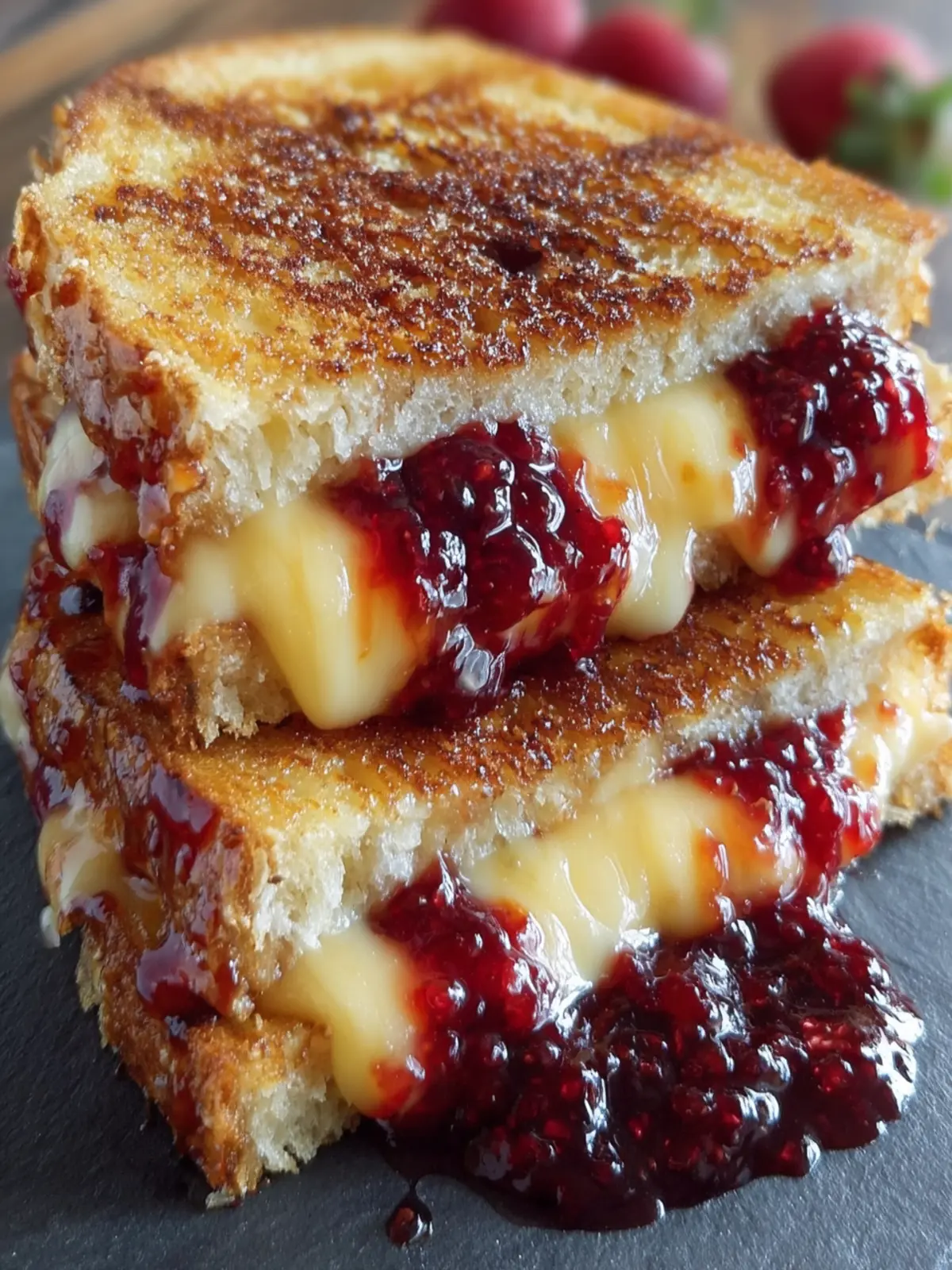 Gourmet Grilled Cheese and Jam First Image