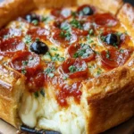 Deep Dish Pepperoni Pizza Pie First Image