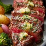 Air Fryer Garlic Butter Steak First Image