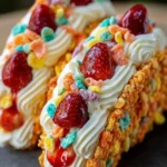 Colorful Cereal Dessert Tacos First Image