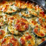 Cheesy Baked Zucchini Casserole First Image