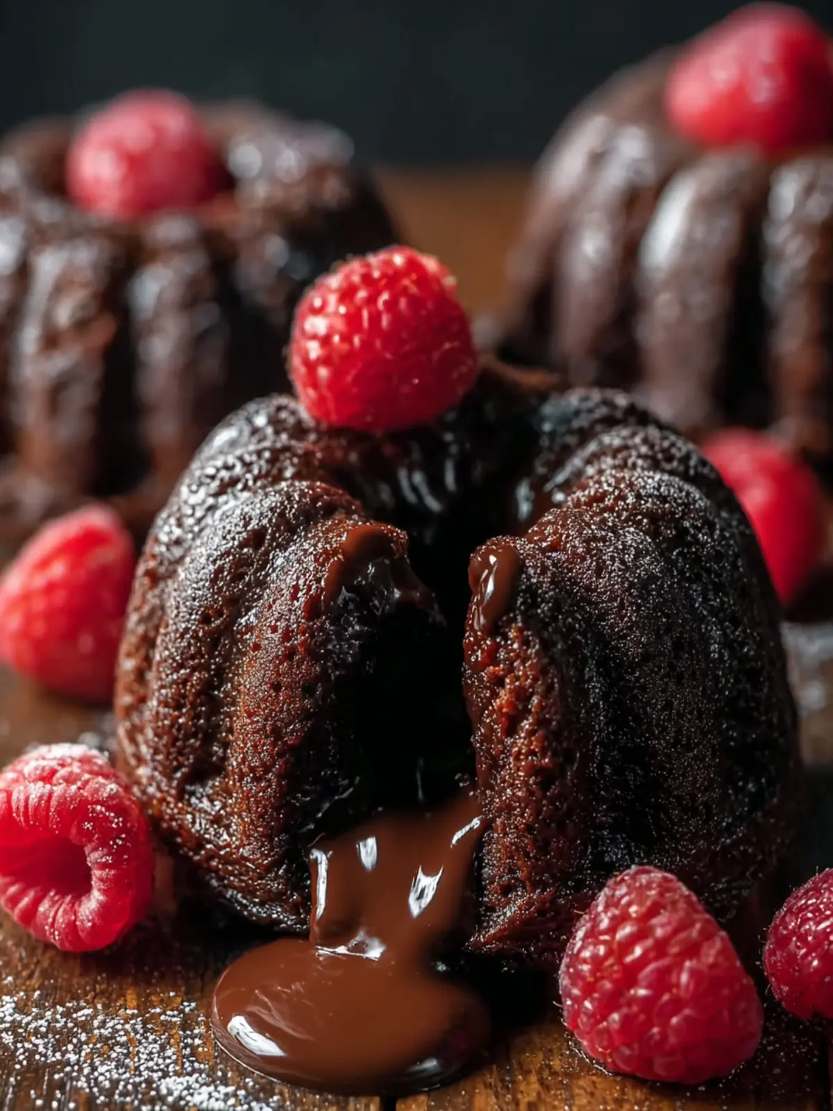 Mini Chocolate Lava Bundt Cakes: A Decadent Delight Awaits! First Image
