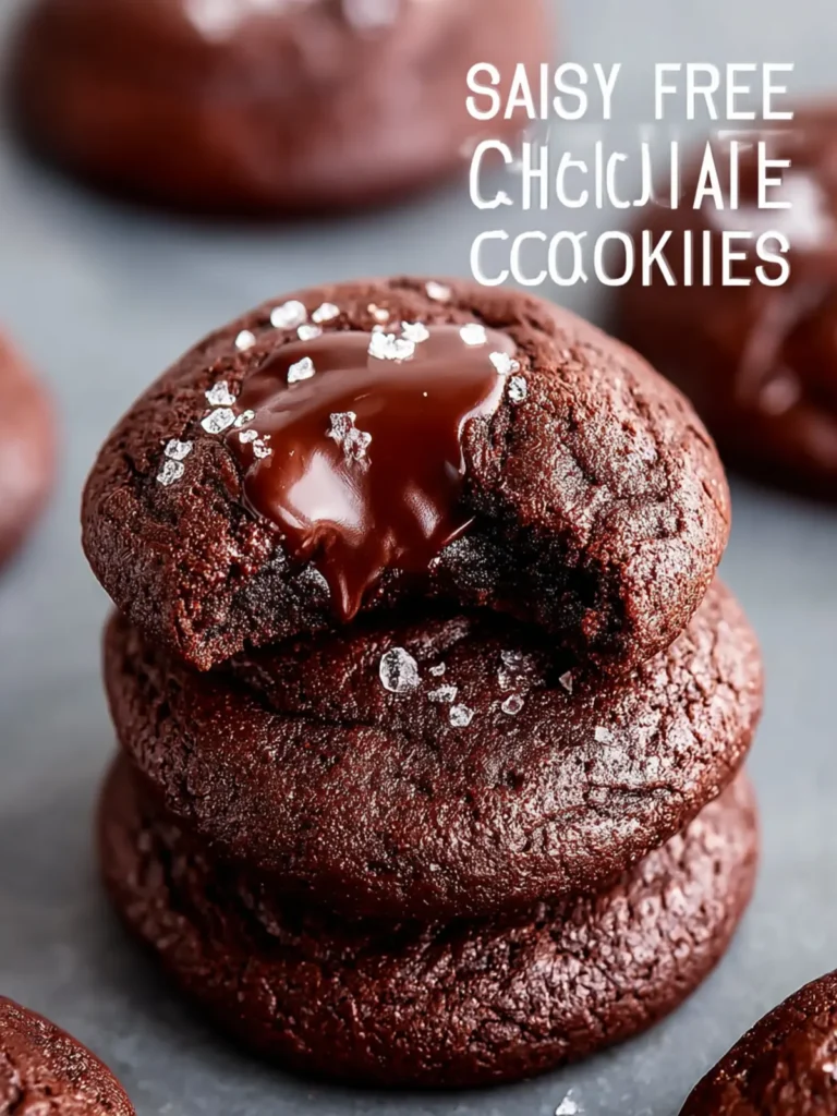 Easy Sugar Free Chocolate Cookies (Low Carb & Keto-Friendly) First Image