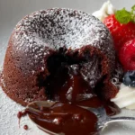 The Easiest Chocolate Lava Cake (No Egg!) First Image