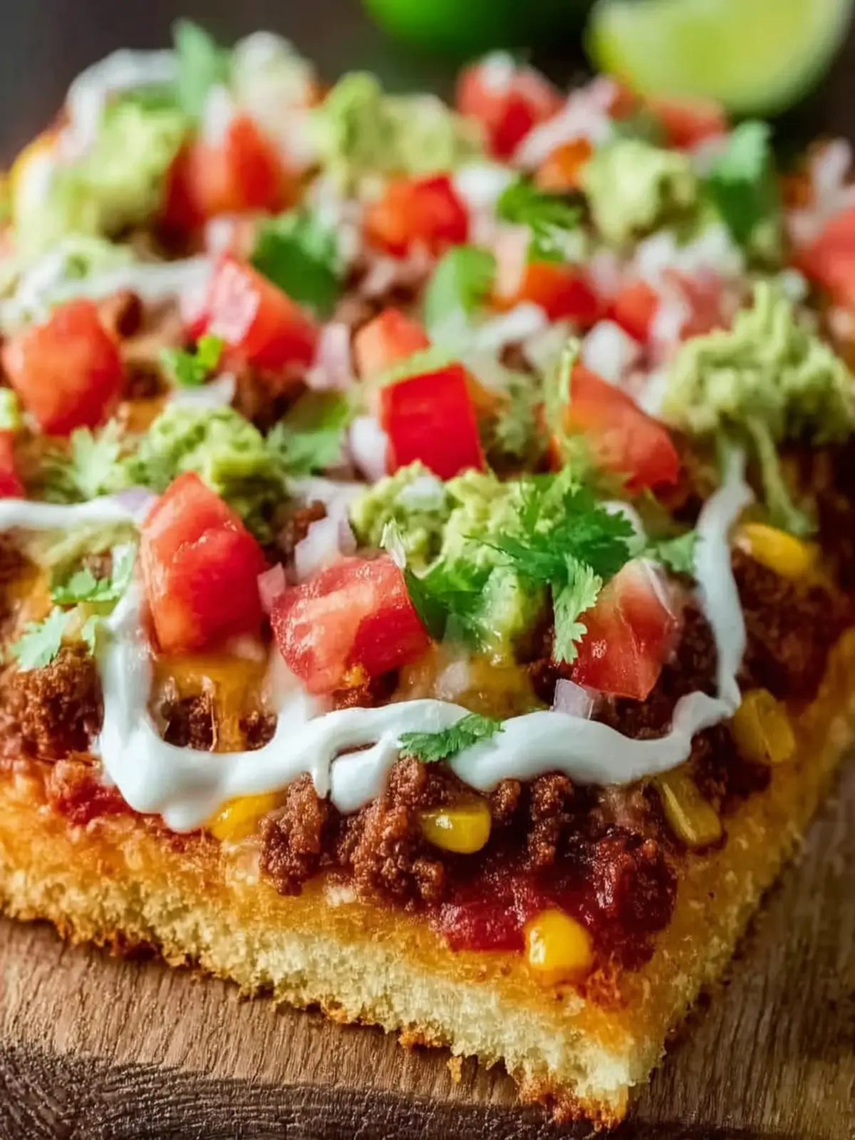 Vegan Taco Pizza First Image