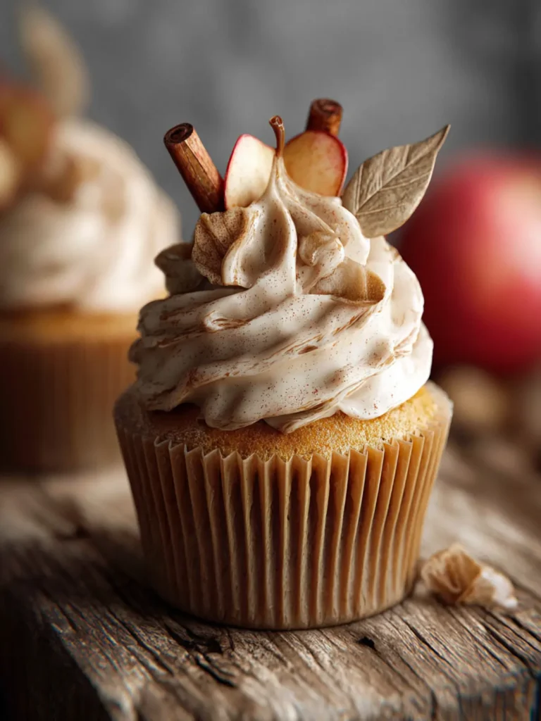 High Altitude Apple Cider Cupcakes First Image