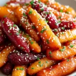 Irresistible Miso Glazed Carrots with Sesame Seeds Recipe First Image