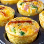 Ham, Cheese, and Veggie Frittatas First Image