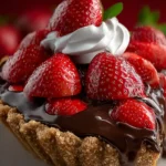 Chocolate Covered Strawberry Pie Recipe First Image