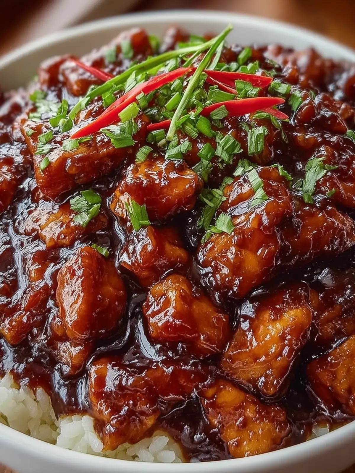 Crockpot Bourbon Chicken First Image