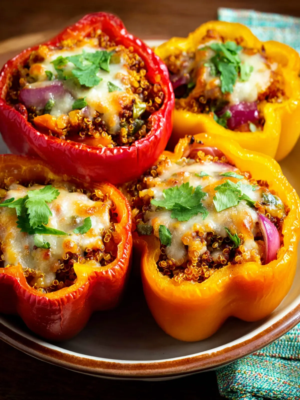 Southwestern Stuffed Peppers (with Cauliflower Rice) First Image