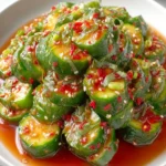 Spicy Asian Cucumber Salad First Image