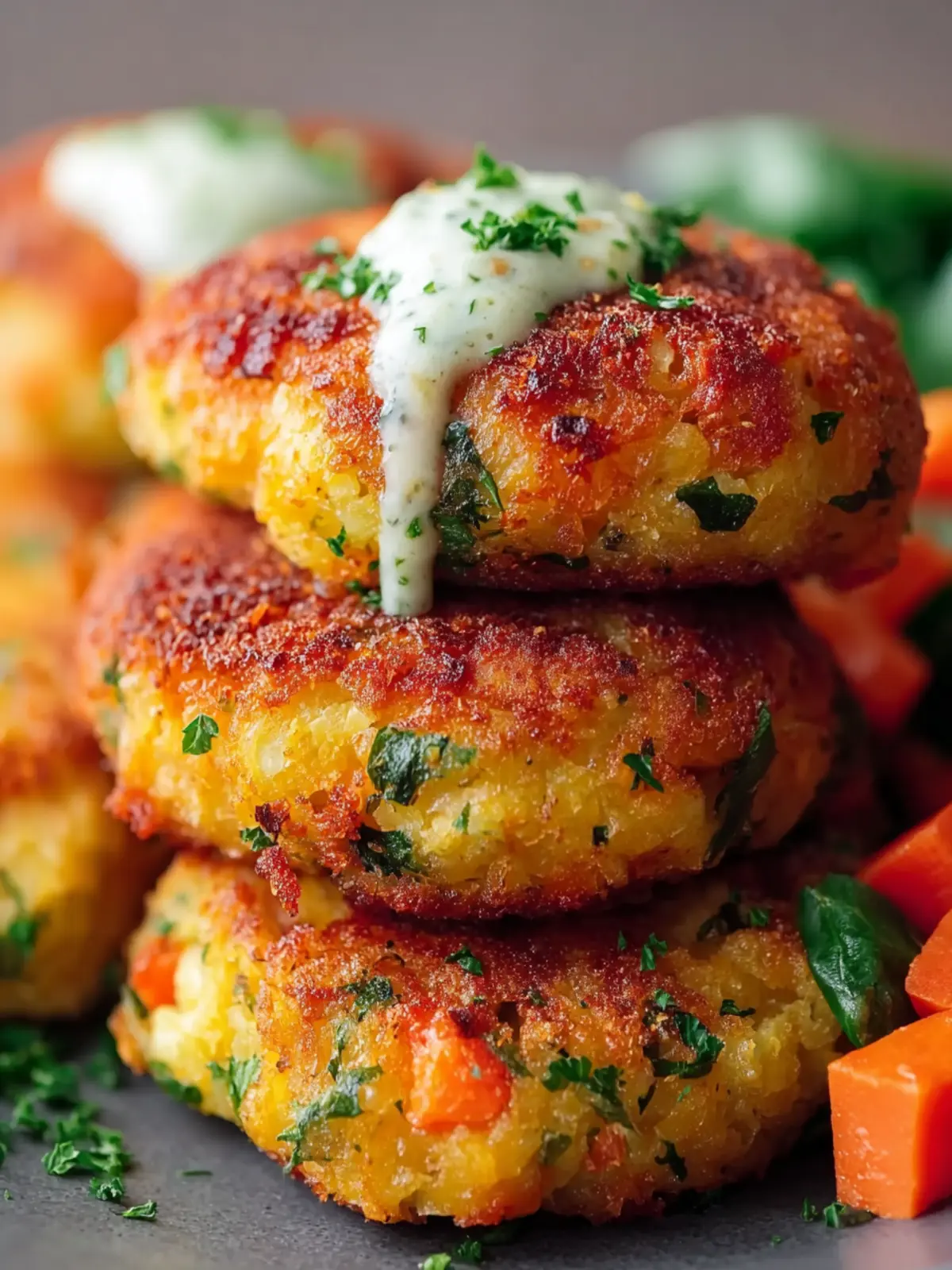 Chickpea Fritters with Veggies First Image
