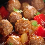 Sweet and Sour Meatballs First Image