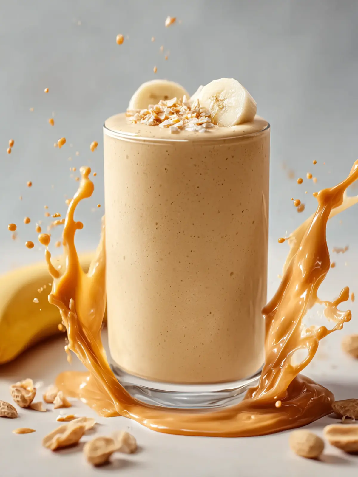 Peanut Butter Smoothies Recipe First Image