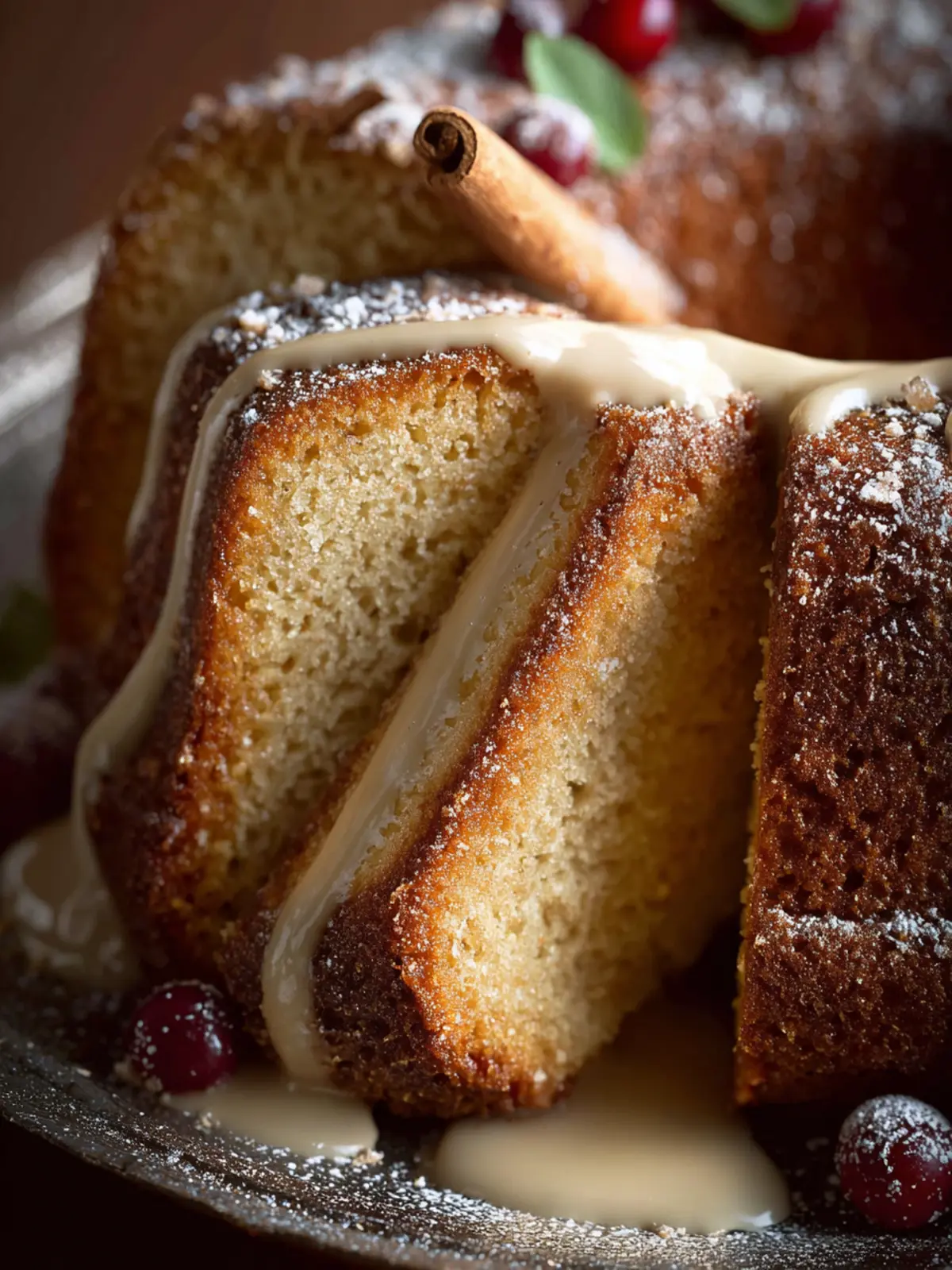 High Altitude Eggnog Pound Cake First Image