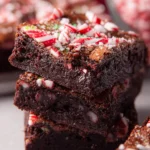Candy Cane Brownies First Image