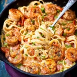 Easy Creamy Cajun Shrimp Pasta First Image