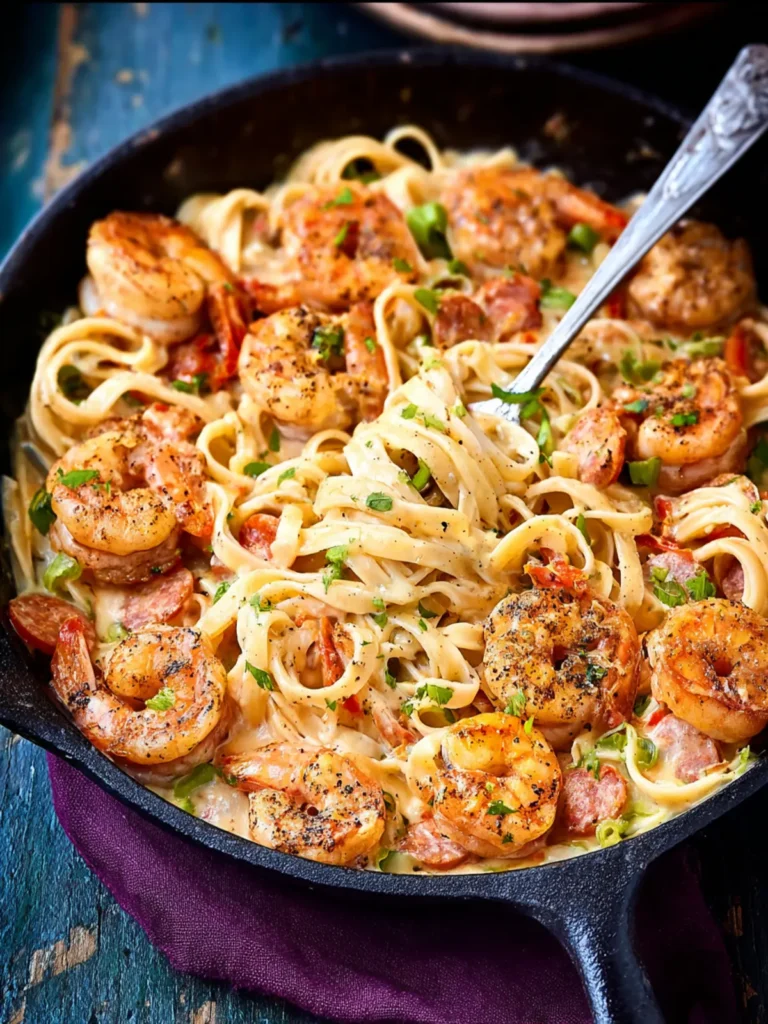 Easy Creamy Cajun Shrimp Pasta First Image