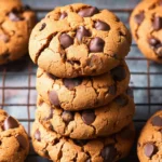Flourless Peanut Butter Chocolate Chip Protein Cookies (Healthy & High Protein) First Image