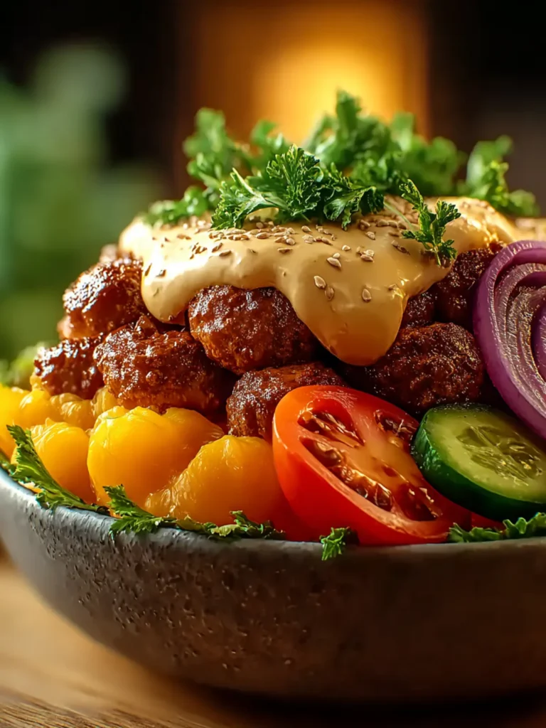 Delicious Burger Bowls for a Light and Flavorful Meal First Image