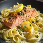 15-Minute Creamy Lemon Salmon Pasta First Image