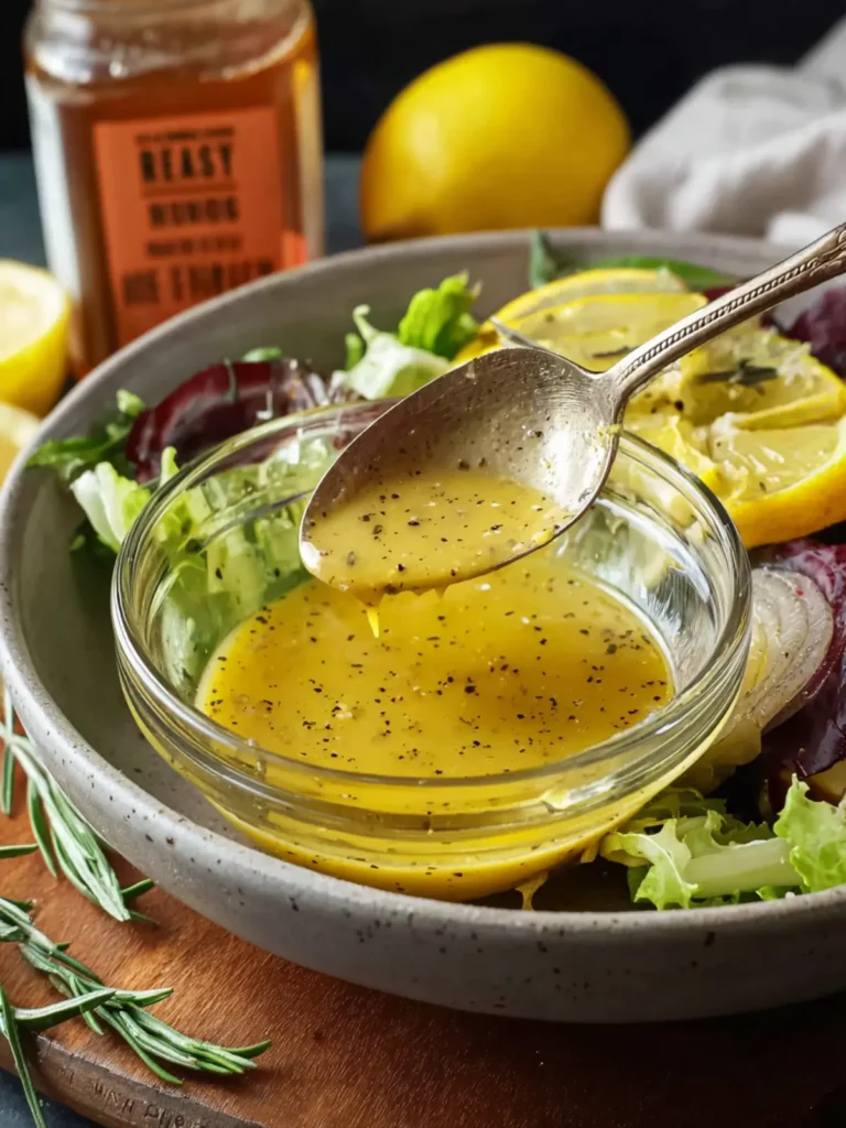 Simple Honey Lemon Salad Dressing Recipe (with Dijon) First Image