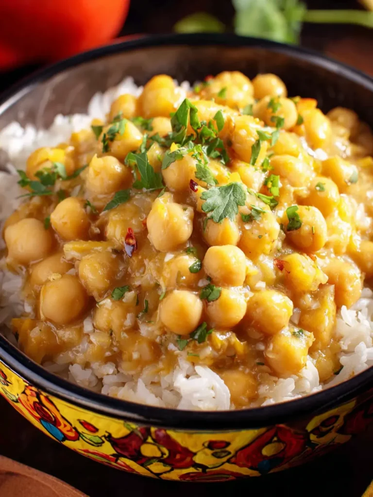 Chickpea Curry For One First Image