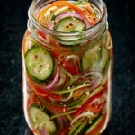 Quick Fridge Pickled Vegetables First Image