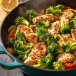 30 Minute Chicken and Broccoli Skillet First Image