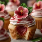 Mini Hawaiian Guava Cake Cupcakes: A Tropical Delight! First Image