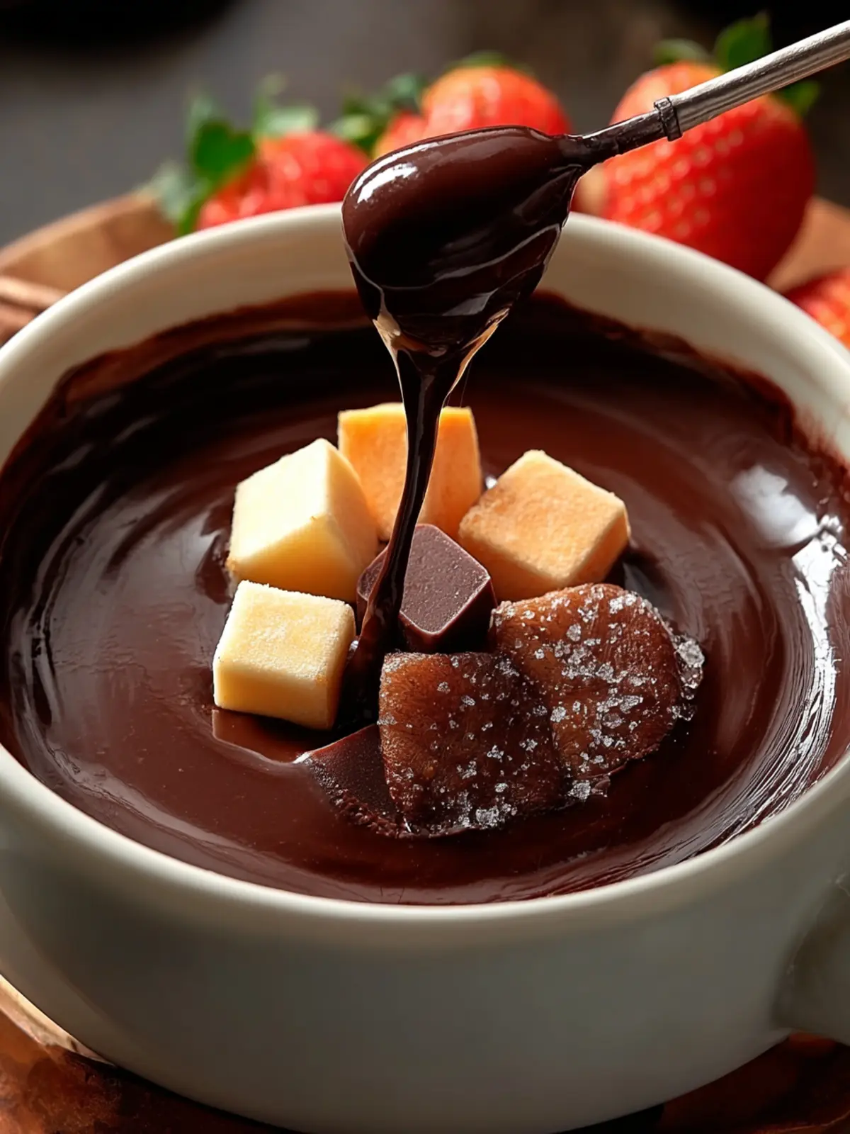 Irresistible Ginger Chocolate Fondue Recipe for Parties First Image