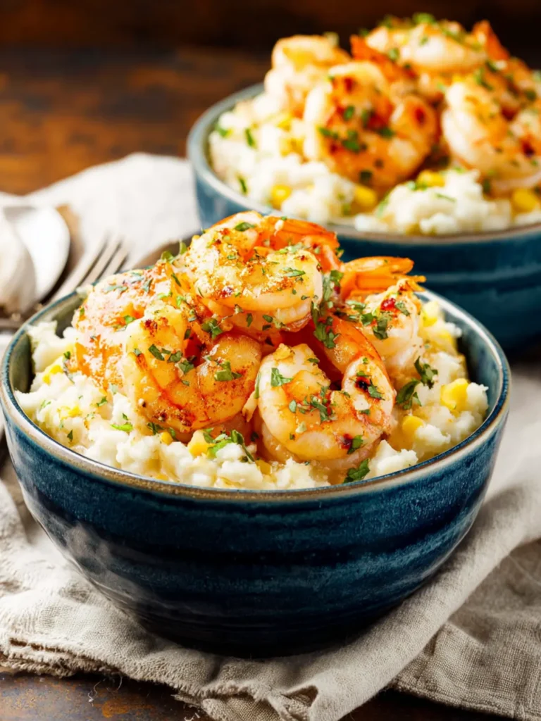Shrimp and Mashed Potatoes Bowls First Image