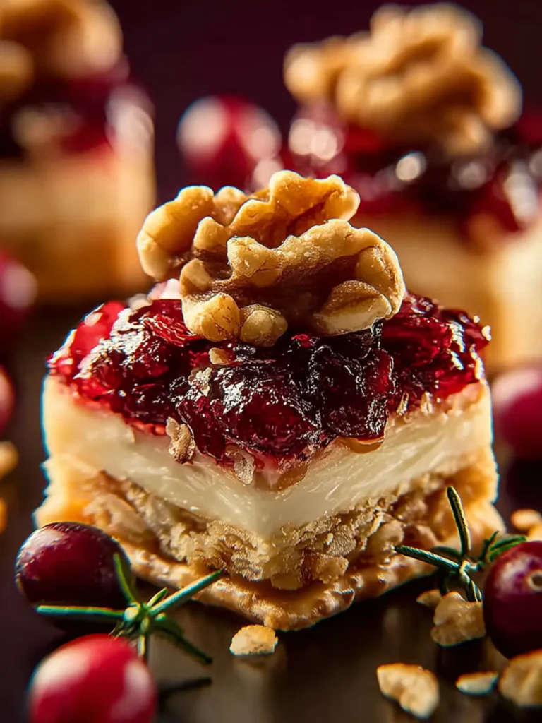 Brie Bites with Cranberry Crunch First Image