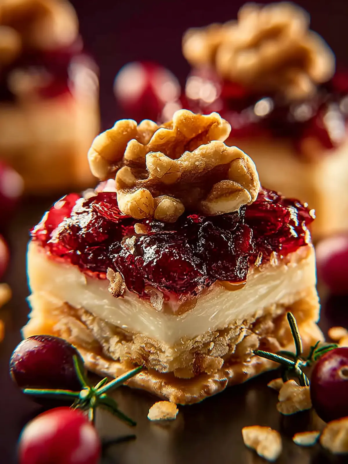 Brie Bites with Cranberry Crunch First Image
