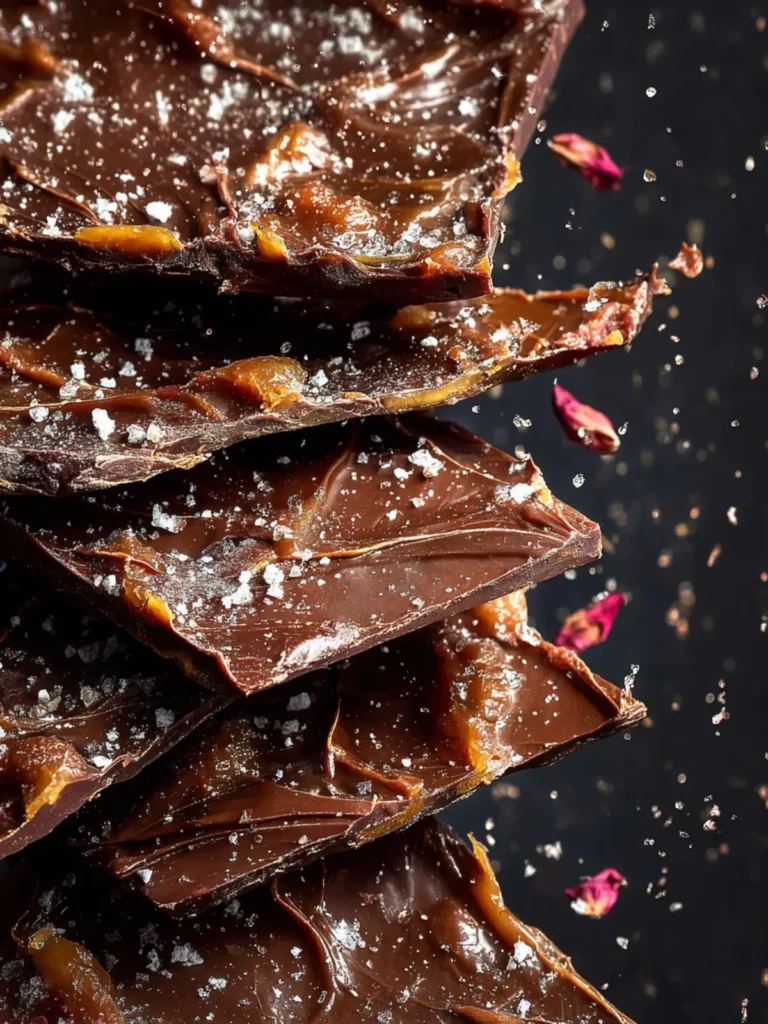 Super Easy Salted Date Bark. First Image