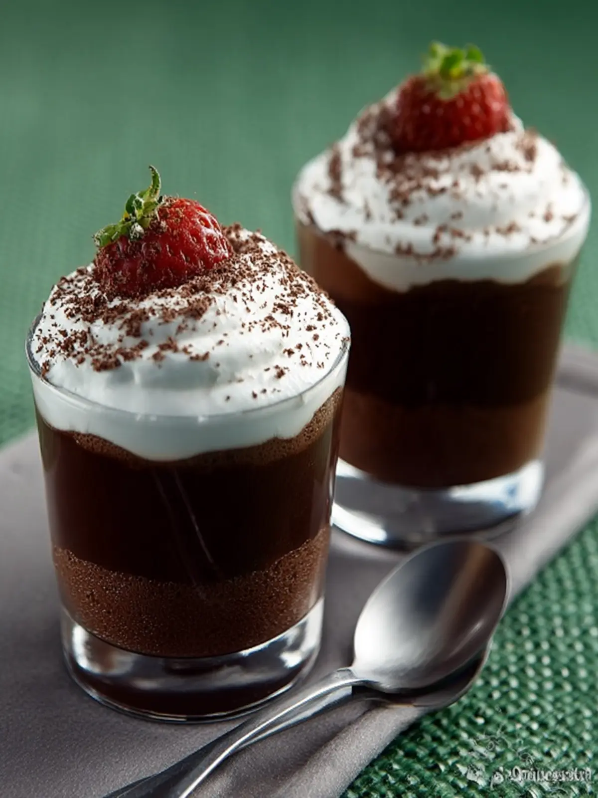 Chocolate Guinness Mousse Cups For Two First Image