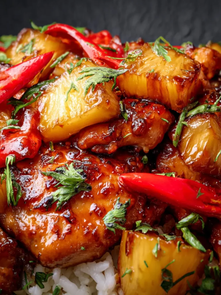 Hawaiian Chicken Recipe (Pineapple Chicken) First Image