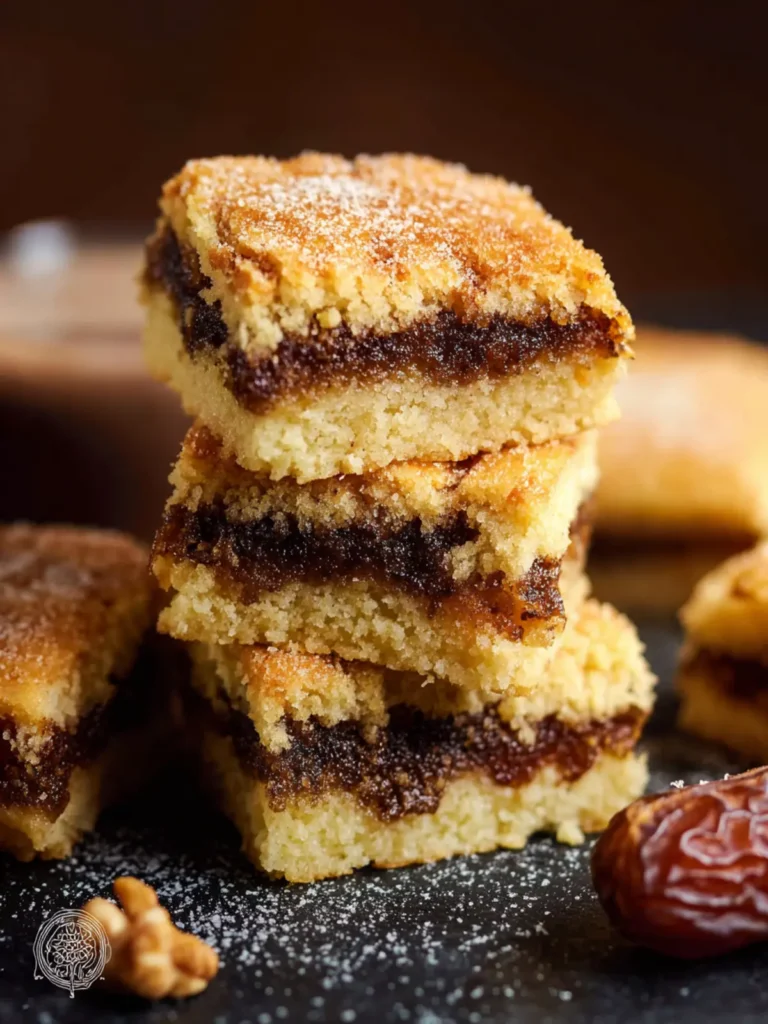 Maamoul Mad (Semolina Date Cookie Bars) First Image