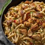 One Pot Creamy Cajun Ranch Chicken Pasta First Image