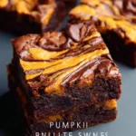 Pumpkin Nutella Swirl Brownies First Image